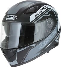 -51% Rocc sportlicher Integralhelm 451 Sonnenblende schwarz-weiß NEU UVP 159,95€