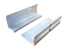 Schonbacken Aluminium Schutzbacken f. Schraubstock Spannbacken 100 125 150mm 