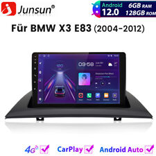 6+128G Carplay Android Für BMW X3 E83 2004-2012 Autoradio GPS Navi WIFI 4G 8Kern