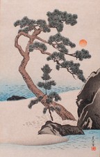 Japan Kunst Meer Landschaft