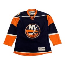 New York Islanders S NHL Trikot Herren Blau Orange Streit 2 Reebok Eishockey NY
