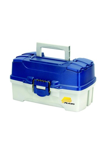 Plano two tray tackle box - tray, blau