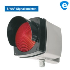 SIWA Signalleuchte Ampel rot Blinkleuchte Verkehrsampel für Garagen Tor Antrieb