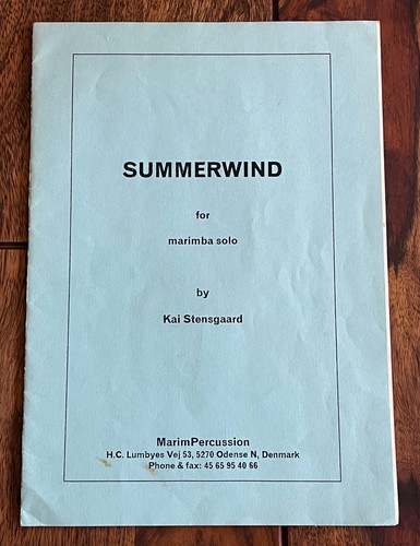 Summerwind for marimba solo - summerwind,