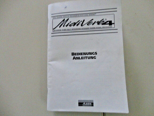 Bedienungsanleitung midiverb - midiverb, 4