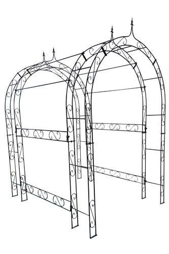 Laubengang rosenbogen metall - laubengang,