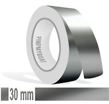 ZIERSTREIFEN 30mm SILBER METALLIC GLANZ 10m Auto silver Stripe Boot 3 cm Dekor