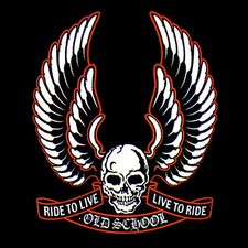 T-Shirt Rocker Skull Biker