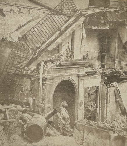 Paris rue bac ruines - du,