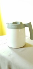 Severin Thermoskanne Kaffeekanne Isolierkanne 1L weiß grau 18x15 cm groß