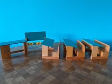 Schule Tisch Stuhl Pult Tafel