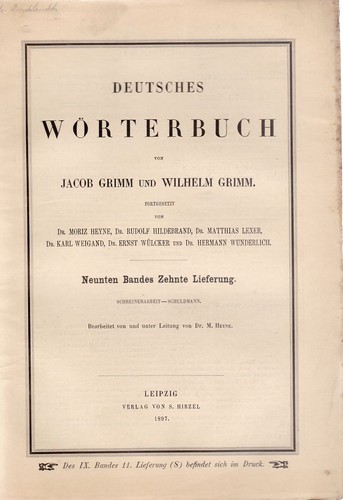 Deutsches wörterbuch von - deutsches,