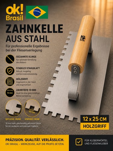 Stück zahnkellen - 5,