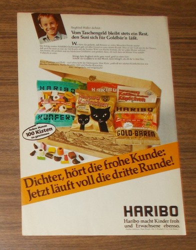 Seltene werbung haribo - werbung,