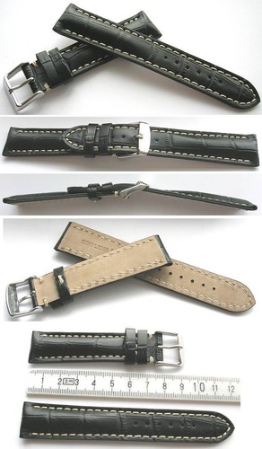 Echtlederuhrband mit - echtlederuhrband,
