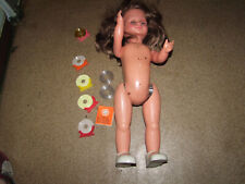 alte mechanische puppe zapf spielzeug laufpuppe sprechpuppe funktionspuppe