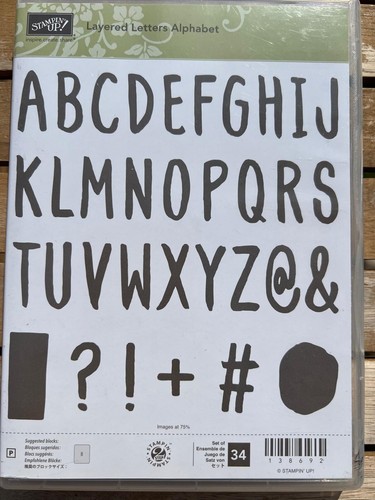 Stampin stempelset layered - stempelset,