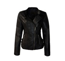 Damen Lederjacke 100%