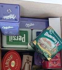 Konvolut von Blechdosen aus  Metall Diverse Größen, Formate, Designs & Marken 