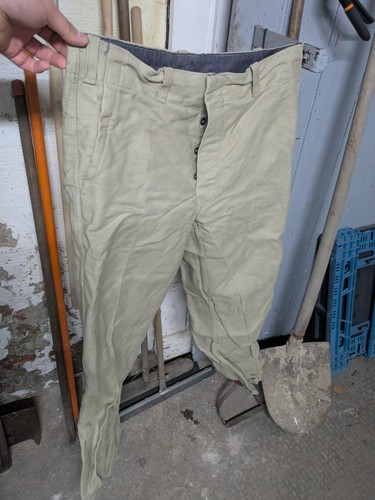 Flammschutzhose beige 52 - gr.,