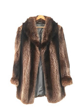 Damen Pelzjacke Gr. M-L braun