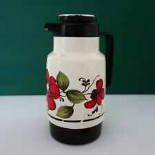 Kaffeekanne Thermoskanne Isolierkanne ALFI Vintage Metallmantel Design 70er