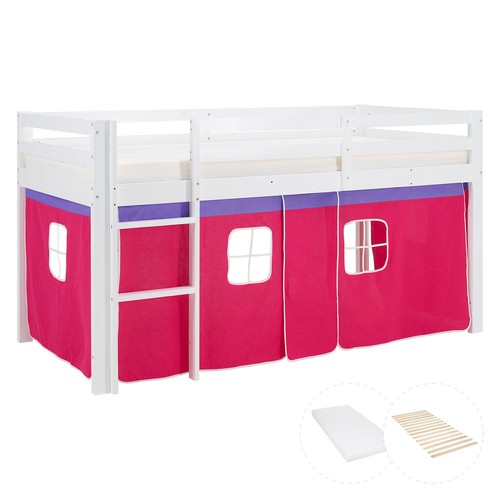 Hochbett 90x200 kinderbett mit - 90x200,