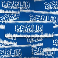 100x Berlin Aufkleber/