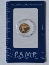 1/25 Unze PAMP Goldbarren rund mit Motiv Schutzengel