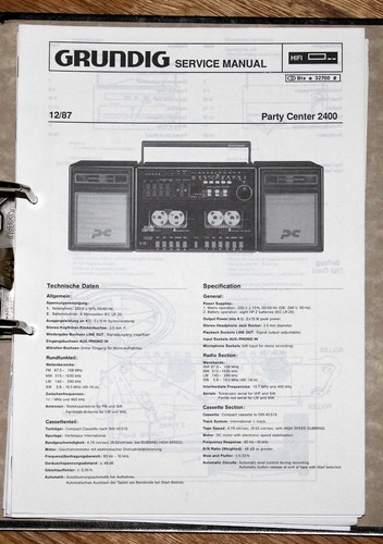 Grundig party center - 2400,