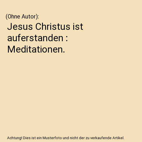 Jesus christus ist - christus,