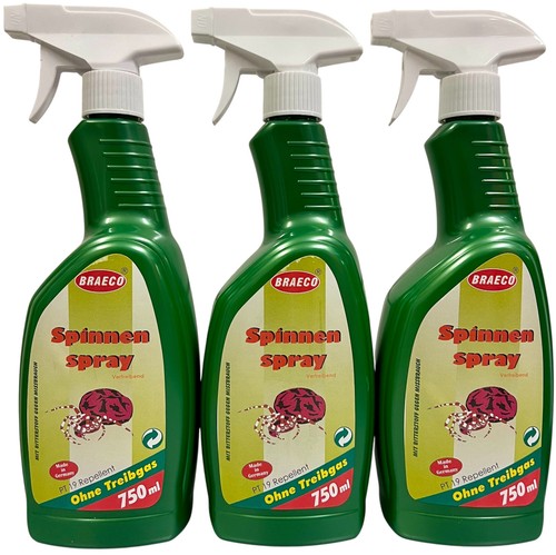 750ml braeco spinnenspray - 3x,