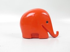 Spardose Dresdner Bank Elefant Design Luigi Colani orange 70er Jahre Vintage