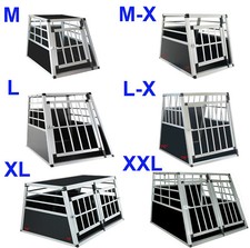 Aluminium hundetransportbox - aluminium,