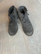 Paul Green Stiefeletten Gr. 4,5 grau Wildleder