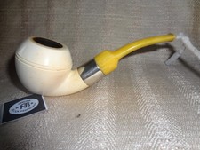 Pfeife, pipe, pipa; Blockmeerschaum, Andreas Bauer, handmade, silver, oFi
