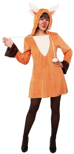 Kleid elch mit kapuze - mit,
