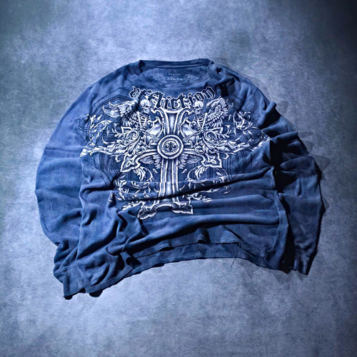 Affliction herren langarmshirt - herren,