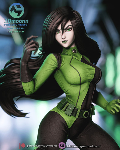 Shego kim possible 4 - shego,, 1/4-1/24