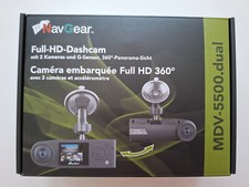 NavGear Full HD Dascam 360 Grad Panorama-Sicht MDV-5500.dual 2 Kameras G-Sensor 