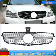Diamant Frontgrill Kühlergrill für Mercedes C-KLASSE W204 S204 2007-2014 Chrom