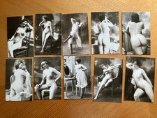 10 Ansichtskarten Erotik, Akt