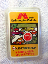 Verkehrszeichen-Quartett  von 1971 Vintage