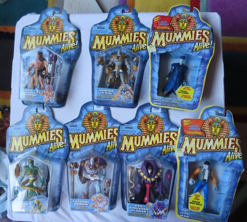 Mumien lebendig set figuren - set,