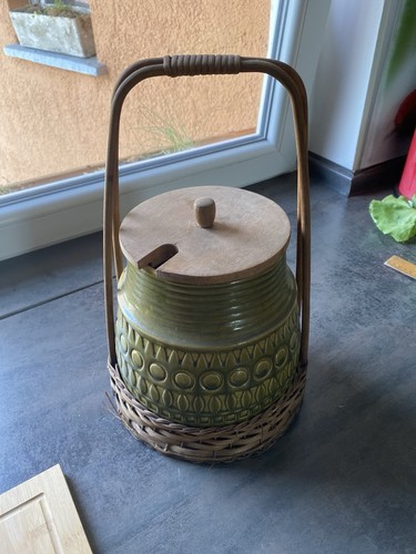 Rum oder bowletopf korb mit - rum,