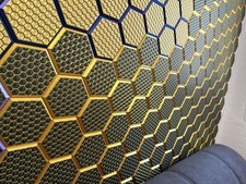 3D Wandpaneele Hexagon Mosaik | Wandbekleidung Panel | Moderne Wandgestaltung