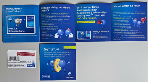 Aral payback schnupperkarte - aral payback,