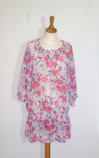 Damen-Tunika, TCM Garden Romantic, Gr. 48, mehrfarbig, 3/4 Arm