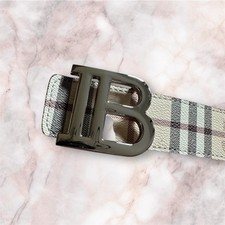 Burberry Gürtel unisex 115cm Vintage Pasha Style Winter Herbst wendbar