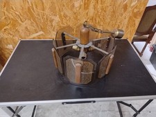 Lampe, Lampenschirm Holz Retro Vintage